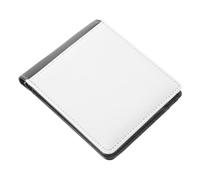 Ciieeo Blank Sublimation Folding Wallet for Men with Pu Leather, Dual-Sided White Heat Transfer Purse with Id Window and Card Slots, Coin Purse for Father’s Birthday and Office Use