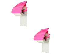 Ciieeo Bling Toilet Roll Holder 2pcs Box Toilet Paper Holder Waistband Resistance Pink Tinsel Curtain Toilet Paper Stand Decoration Bathroom Trailer Para Accessory Roll Holder Sucker
