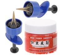 Ciieeo Bloodworm Clips Worm Bait Clip Blue Abs Sturdy Lure Bait on Hook Tool Keep Hands Safe and Clean for Outdoor Fishing