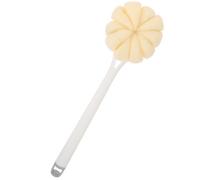 Ciieeo Body Cleaner Shower Scrubber Ball Long-Handled Supple Hair Bath Ball with Extended Handle Hanging Hole Design Massaging Rich Bubble Portable Back Cleaner for Shower Bathing