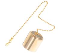 Ciieeo Brass Candle Snuffer Extinguisher for Oil Lamps and Candles Vintage Replacement Snuffer with Flame-extinguishing Cap Solid Brass Wick Fire Extinguisher for Home Decor
