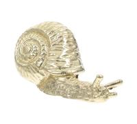 Ciieeo Brass Snail-Shaped Drawer Pull Handles Vintage Gold Cabinet Knobs Decorative Furniture Handles for Kitchen Bathroom Bedroom Cupboard