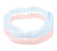 Ciieeo Breathable Athletic Headbands 2pcs for Women Sweat Absorbing Ice Silk Hair Bands for Yoga Fitness Training
