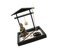 Ciieeo Buddha Statue Sand Tray Resin Desktop Zen Garden Decoration
