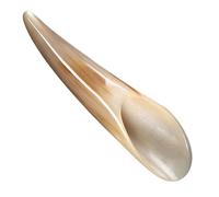 Ciieeo Buffalo Horn Body Massager Scalp Massage Tool Smooth Polished Surfaces Comfortable Grip Traditional Chinese Medicine Meridian Massage Natural Scraping Tool for Body and Neck