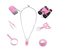 Ciieeo Bug Catching Kit Outdoor Exploration with Collector Box Tweezers Magnifying Glass Binoculars Whistle Flashlight Portable Nature Adventure Playset for Insect Observation and Family