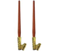 Ciieeo Calligraphy Pen Holder 2 Pcs Vintage Oblique Calligraphy Pen Holders for Nib Writing Smooth Dip Handle for Practice Doodling and Note Taking Easy to Clean