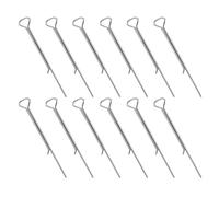 Ciieeo Candle Wick Centering Clips, 12pcs Carbon Steel Candle Wick Fixing Clips for DIY Making, Holder Tool for Various Container Shapes, 11cm/4.32in