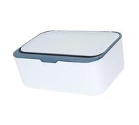 Ciieeo Capacity Refillable Tissue Cube Box with Lid Moisture Sealed Wipe Dispenser for Bathroom Kitchen and Living Portable Storage Container for Wet Wipes and Items