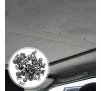 Ciieeo Car Fasteners Clips 30Pcs Plastic Push Pin Retainer for Roof Panel Automotive Interior Repairs Universal Expansion Pins