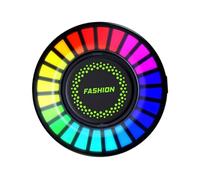 Ciieeo Car Vent Clip Air Freshener with LED Atmosphere Light Modes Brightness Car Fragrance Diffuser for Interior Aromatherapy and Fatigue Relief Easy Install Rgb Sound Activated Ambient