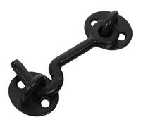 Ciieeo Cast Iron Cabin Hook Latch Thickened Metal Door Lock Hook and Eye Latch for Window Gate Traditional European Style Suitable for Garden Shed Garage Door