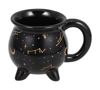 Ciieeo Cauldron Mug Cup Halloween Mug Ceramic 350ml Elegant Cauldron Style Sturdy Beverage Holder for Office and Cafe