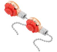 Ciieeo Ceiling Fan Pull Chain Pendant for Lighting Control and Fan Speed Adjustment with 3-speed Settings Plastic and Metal Construction, for Home Environments