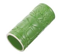 Ciieeo Ceramic Cocktail Cup Hawaiian Ceramic Mug Green Easy to Clean Easy to Store Decorative Cup for Restaurant and Coffee Shop