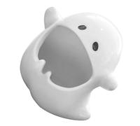 Ciieeo Ceramic Ghost Ashtray Creative Ash Container with Comfortable Touch and Easy Cleaning White Ghost Shape Decorative Home Ashtray for Home Furnishing and Shopping Malls