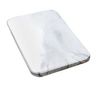 Ciieeo Ceramic Rectangle Cake Drum Board with Marble Pattern Serving Tray | Polished Ceramic Finish, Easy Food Transfer, for Bakery Display, Parties, Bread and Fruit Slices