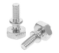 Ciieeo Chainsaw Guide Plate Screw Nut 2Pcs Compatible Chainsaw Guide Bar Studs for Repair and Replacement, Easy Installation for Pruning and Construction