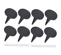 Ciieeo Cheese Marker Set Charcuterie Accessories with Soapstone Chalk for Food Labels Cupcake Toppers Reusable Signs for Party Buffet Cheese Board Decor