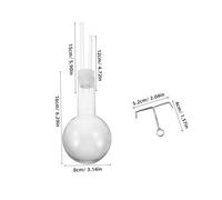 Ciieeo Chemistry Siphon Demonstration Kit with Gas Pump for School Science Labs Portable Physical Science Demonstrator Teaching Supplies Safe and Comprehensive Classroom Equipment for