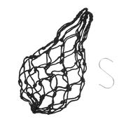 Ciieeo Chicken Foraging Net Bag Black Practical Hanging Feeding Basket for Pet Birds and Chicks, Vegetable Holder for Chicken Enrichment