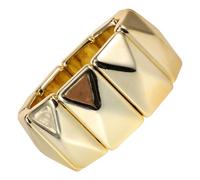 Ciieeo Chunky Bangle Cuff Bracelet Geometric Square Shape Hand Chain Bracelet Jewelry for Women Men