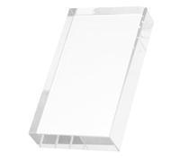 Ciieeo Clear Rectangular Optical Prism for Physics Teaching and Science Experiments Compact Glass Prism for Light Dispersion and Color Analysis Sun Catcher and Photography Prop