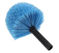 Ciieeo Cobweb Duster Brush Head Blue for Ceiling and Corner Cleaning, Washable Spider Web Remover Tool Without Pole, Suitable for Indoor and Outdoor Use