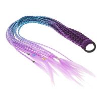 Ciieeo Colored Braid Ponytail Extension Hair Piece for Girls and Kids Lightweight High Temperature Silk Material No Shedding Holds Hair Tightly for Daily Life and Cosplay