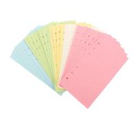 Ciieeo Colorful Loose Leaf Paper Ruled Pages for Notebook Planner Refills Smooth Writing Suitable for Notes Diary Finance Records