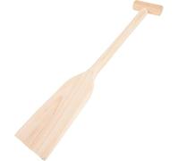 Ciieeo Comfortable Wooden Paddle for Canoes Handmade Oar with Ergonomic Handle for River Boating and Rafting Water Sports Enthusiasts and Beginners