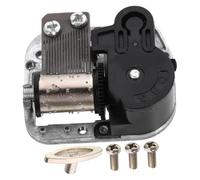 Ciieeo Compact Wind-up Musical Box Movement DIY Installation Alloy Mechanism Replacement Part for Music Boxes Suitable for Craft Repair and Creative Projects