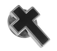 Ciieeo Copper Cross Brooch Pin Secure Fit with Smooth Polished Finish and Gender Neutral Design, Classic Stylish Copper Jewellery for Women and Men, for Church Events and Casual
