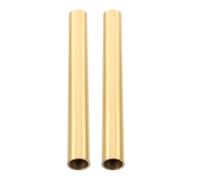 Ciieeo Copper M10 Threaded Hollow Lamp Rods 2Pcs for DIY Table and Wall Light Fixtures Concealed Wiring Function