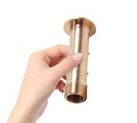 Ciieeo Copper Mushroom Spray Head Fountain Nozzle for Garden Pond and Pool Fountain Pump Extension Tubes to Increase Height and Create Different Water Effects, Golden Finish