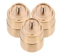 Ciieeo Copper Trumpet Button Buckle Covers Beautiful Appearance and Practical Design, Not Easy to Fade, Suitable for Trumpet Upper Covers and Finger Buttons Replacement