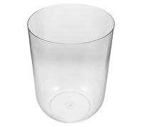 Ciieeo Creative Fish Tank, Cylindrical round Turtle Aquarium, 8l Pet Desktop Fish Bowl for Turtles and Aquatic Species, Decorative Beginner Aquarium Setup, Home or Office