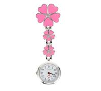 Ciieeo Creative Pink Five-Heart Mini Nurse Watch Hanging Pocket Watch Decorative for Medical Staff Festival