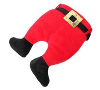 Ciieeo Creative Upside Down Santa Pants Hat Christmas Party Prop Comfortable Xmas Cap for Men Women Festive Cosplay Accessory Soft Material