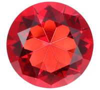 Ciieeo Crystal Diamond 60mm Red Decorative Paperweight for Wedding Table Scatter and Boys and Girls Toy Accessories