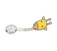 Ciieeo Deer Shape Quartz Nurses Watch with Practical Features and Stable Wearing, Acrylic Zinc Alloy Material for Clinic Staff and Hospital Use