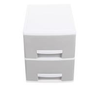 Ciieeo Desktop Storage Drawers Two Layer Plastic Box for Daily Items