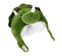 Ciieeo Dinosaur Party Hat Prop Fun Triceratops Cosplay Headwear for Adults for Stage Performances Halloween Easter and Festive Celebrations