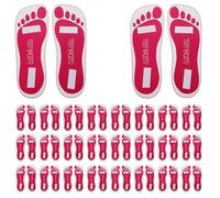 Ciieeo Disposable Foot Soles 25 Pairs Paperboard Nonslip Feet Protectors for Spray Tanning Salon Tools and Mobile Applications