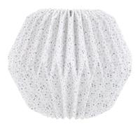 Ciieeo DIY Foldable Origami Small Lampshade Blue Floral Paper Lamp Shade for Indoor Ceiling Light E27 Base Creative Geometric Lantern Lamp Cover