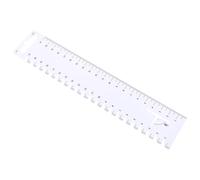 Ciieeo DIY Patchwork Ruler Quilting Cutting Gauge Sewing Tool Made of Plastic with Easy to Operate Marking Line for Crafts and Sewing Projects