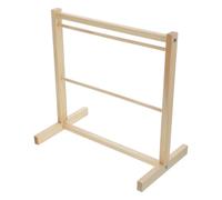 Ciieeo Dollhouse Mini Cloth Rack Wooden Doll Garment Hanger Miniature Model Hanger for Tiny Tears Lottie Reborn Dolls Miniature Dollhouse Furniture Accessories