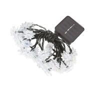 Ciieeo Double Layer Lotus Solar LED Light White Festive Outdoor Decoration Eco Friendly Solar Lamp with Efficient Panel Suitable for Garden Patio Indoor and Outdoor Use