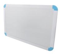 Ciieeo Double-Sided Magnetic Dry Erase Board A4 Small Whiteboard with Blue Aluminum Frame for Wall Hanging Office School Classroom Memo Writing and Drawing