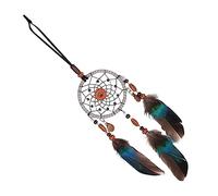 Ciieeo Dream Catcher Handmade Pendant Vintage Plume Wall Hanging Ornament Car Decoration for Bedroom Balcony Hotel Decor Filters Nightmares Enhances Dream Quality